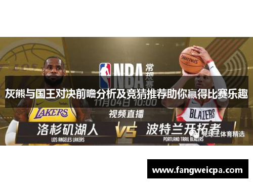 灰熊与国王对决前瞻分析及竞猜推荐助你赢得比赛乐趣